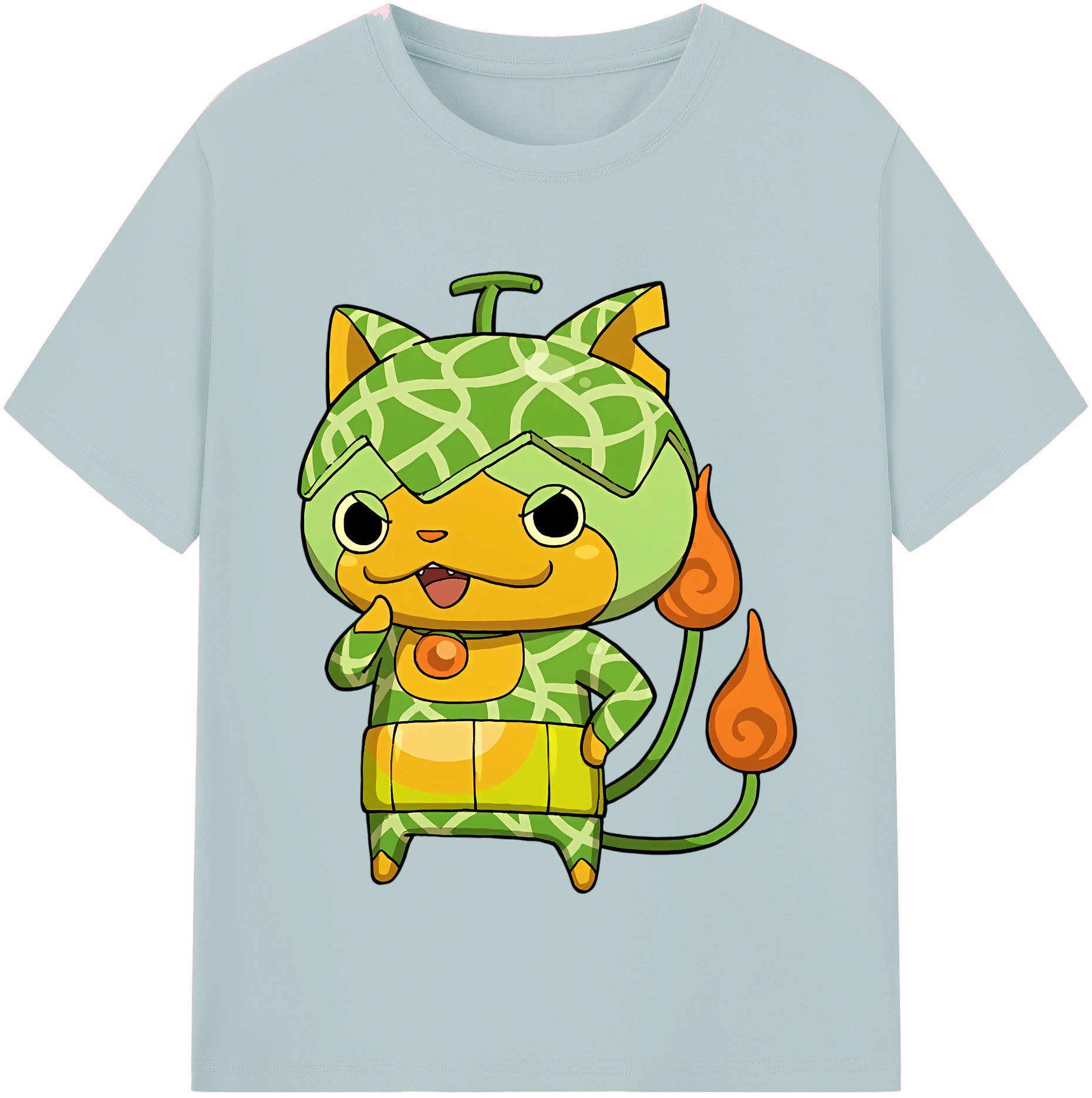 （画像用） 妖怪ウォッチ Yo-kai Watch 綿100％半袖Tシャツ（フロントプリント）
